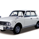 A 1966 Bluebird 1300SS, after Matsuo fixed the “squatting” rear design. Photo credit: Nissan